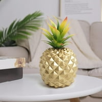 Umjetni sočni uredni od ulice - ukras tablice ananasa zlato