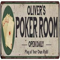 Oliverova poker soba Poklon metalni znak DECOR 206180048363