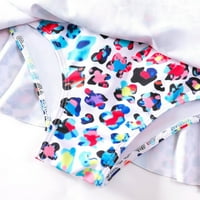 6- GODINE Djevojčice kupaće kostim djeca dječje djevojke modne slatke leopard print bikini ruffles jednodijelni