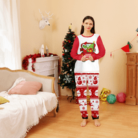 Božićne pidžame za porodicu, odgovaraju PJS za obitelj, plairan božićne pidžame