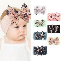 Sprifallbaby novorođenčad za glavu s cvjetnim lukovima Elastične bebe trake za glavu modne najlonske