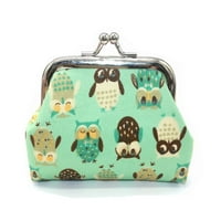 Lijepe sove uzorak kovanica - mini owl dizajn kopča torbice torbe za ključeve torbe za novac, savršeni