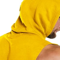 Colisha muški duksevi nacrtač s kapuljačom s kapuljačom majica bez rukava lagana fitness pulover čvrste