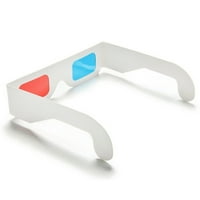 3D naočale za oči u obliku papira uokvirene na naočale crvene i plave sočiva za kino kino