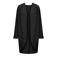 Ženska haljina s dugim rukavima vruća prodaja ženske vrhove Ležerne prilike s dugim rukavima s dugim rukavima V-izrez Kardigan bluza