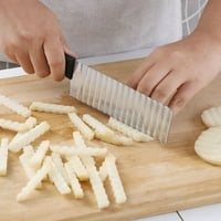 Chip krompir valovita nož francuski frum fry valovita crikobranska rezač voće Slicer Shopper biljni