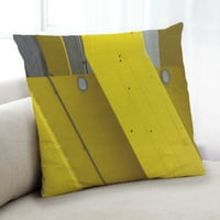 Ahgly Company Color Focus žut zatvoreni jastuk za bacanje, prema