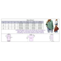 Simu ženske majice za posao s dugim rukavima ženski modni trend v izrez patent zatvarača