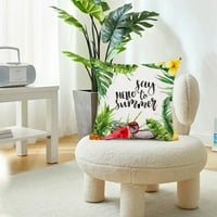 Rovga Početna Dekorativni jastuk pokriva ljetni tropski ananas jastuk za plivanje Ljetni list limunski
