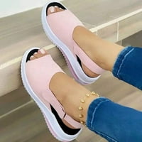Ženske posude sandale otvorene nožne prste modne ležerne sandale za ljetne klizače ružičasta