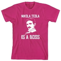 Nikola Tesla je majica šefa - ID: 668