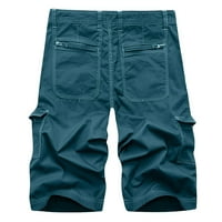 Muške klasične pješačke hlače Lagane multi džepne casual pune boje na otvorenom kratke hlače