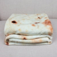Zabavna okrugla taco palačinka tartilje oblikovane deke u obliku flanela