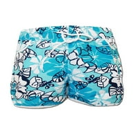 Glonme Women Ljeto Kratke plaže Bermuda Mini pant cvjetni print kratke vruće hlače salon Basic Basic