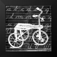 Robertson, Walter Black Moderni uokvireni muzej umjetnički print pod nazivom - Blackboard Tricikl