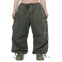 Ženske vrećaste teretne hlače Srednja odjeća Hip Hop Joggers Dukserice nacrtavaju ležerne pantalone