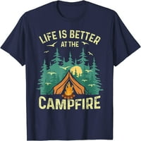 Drvo smiješno kampiranje ljubavnika za muškarce za muškarce koje kampiraju odmora za odmor