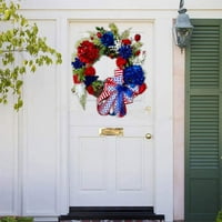 4. jula Dan neovisnosti vijenac ukrasi na otvorenom, viseći vijence na vratima dokona sjećanja za sjećanja