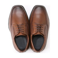 Tenmi Muškarci Oxfords Slip na kožnim cipelama čipka za cipele Obuća za cipele Business Stanovi Muški