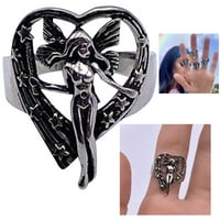Nakit za žene Prstenovi Novi stil Punk originalnost Modeliranje Modni prsten otkriva jedinstvena ličnost Slatki prsten Trendi nakit za nju