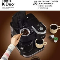 Keurig K-Duo aparat za kafu, jednokrevetna i 12-časovna kafana kafa za kafu, kompatibilna sa K-Cup mahunama