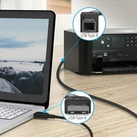 Pwron 6ft USB 2. Zamjena kabela za sinkronizaciju podataka za PIXMA MP Office all-in-jedan pisač