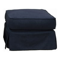 Plavi tapecirani jastuk za tapecirani jastuk