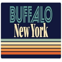Buffalo New York Frižider Magnet Retro dizajn