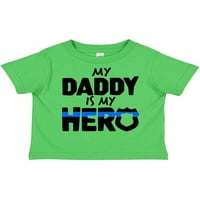Inktastic moj otac je moj junak policajca Porodični poklon mali dečko ili majica devojčica