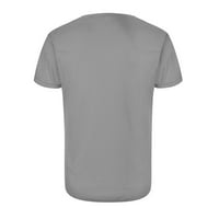 Muški ljetni kratki rukovi majica Ležerne prilike V izrez Slim Fit mišićna majica Workout teretana Bodybuilding