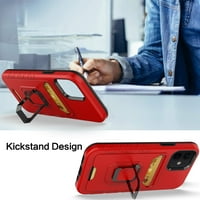Za Apple iPhone XR novčanik dizajnirao je držač za kreditne kartice i magnetske postolje Kickstand Ring