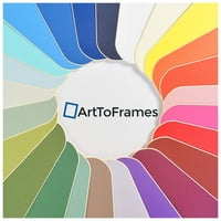 ArttoFrames 9x22 Light krem ​​Prilagođena prostirka za okvir za slike s otvorom za 5x18 fotografije.