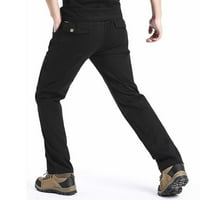 Entyinea muške hlače na otvorenom Casual Classic Lable Fit Work Borbene sigurnosne pantalone Black XXL