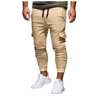 Teretne pantalone za muškarce Muške teretne hlače pamučne dugenske modne joggers sportske pantalone