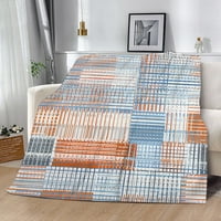 Prekrivač Flannel Flower Print Home Essentials Ultra mekani udobne meke nejasne prekrivene pokrivače za Sofa najbolje poklon veličine