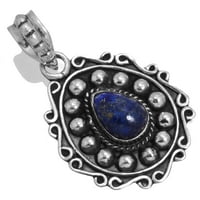 Lapis Lazuli Ženski nakit Sterling Silver Privjesak