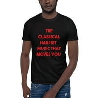 Crvena klasična harfista - Muzika koja vam premješta pamučnu majicu kratkih rukava po nedefiniranim