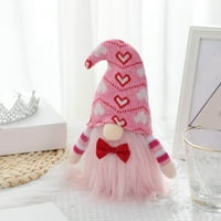 Valentinovo Atmosfera Božićna patuljaka lutka šumska lutka ukrasna lutka ružičasta