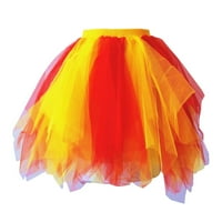 Mafytytpr Ženske suknje na čišćenju Žene Modne suknje u boji suknje od suknje za odrasle plesa