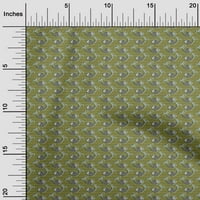 Onuone pamuk fle maslina zelena tkanina Kalamkari Ribe haljina materijala tkanina za ispis tkanina sa