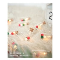 Božićna žica svjetla božićna stabla LED svjetiljka ukrasna snježna svjetla svjetla vješanje privjedaka