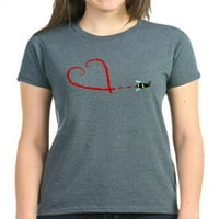 Cafepress - Love Bee majica - Ženska tamna majica