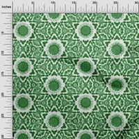 Onuone pamučne svilene zelene tkanine azijske krafne i boje za obrtni projekti dekor tkanina koji se štampaju širom dvorišta