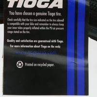 TIOGA PowerBlock guma 1. TPI Clincher žica crna BM Bike