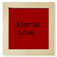 Vječna ljubav Venačini zidni tablijski prikaz okvira skroznim okvirom