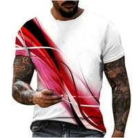 Simplmasygeni Dan nezavisnosti Muške bluze plus veličina casual okrugli vrat 3D digitalni ispis Pulover