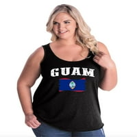 Normalno je dosadno - Ženski Plus size Cisterna vrha, do veličine - Guam zastava