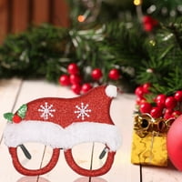 Slatke ukrasne naočale Atraktivne realne izdržljive realistične božićne naočale za hotel Gold tkanina,