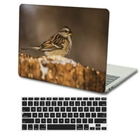 Kaishek za MacBook Air 13 Kućište - Izdanje Model A1932 A2179 A M1, plastična tvrda ljuska + crna poklopac