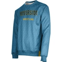 Muške plave UC Riverside Highlanders Wrestling Ime Drop Crewneck Pulover Duweatshirt
